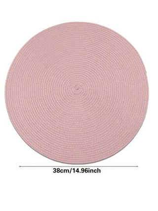 1/2/4/6 قطعة من الحصيرات البلاستيكية المطبوعة بالحرارة متعددة الألوان، حصيرات أنيقة للأطباق في ديكور حفلات الزفاف، طاولات الطعام والقهوة، حصيرات عازلة للحرارة مضادة للانزلاق لحفلات الزفاف والأعياد والحفلات والنزهات