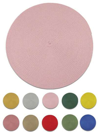 1/2/4/6 قطعة من الحصيرات البلاستيكية المطبوعة بالحرارة متعددة الألوان، حصيرات أنيقة للأطباق في ديكور حفلات الزفاف، طاولات الطعام والقهوة، حصيرات عازلة للحرارة مضادة للانزلاق لحفلات الزفاف والأعياد والحفلات والنزهات