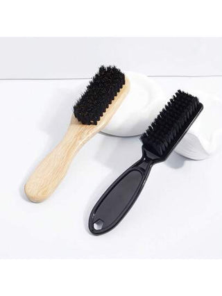 مجموعة مكونة من قطعتين: فرشاة لحية خشبية 1 ، فرشاة لحية بلاستيكية 1 ، فرشاة تنظيف للرجال للحية ، لإستخدام زيوت وبلسم الحية - رعاية أساسية للحية ، مشط فك التشابك ، أداة تصفيف