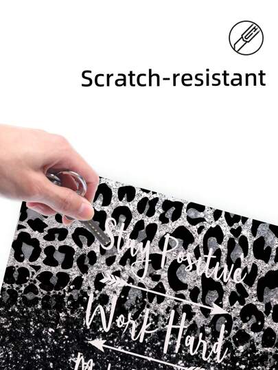 ملصق جلد لجهاز الكمبيوتر المحمول، ملصق فيني قابل لإعادة الاستخدام عام للكمبيوتر المحمول مع رسم جلد نمر وردي