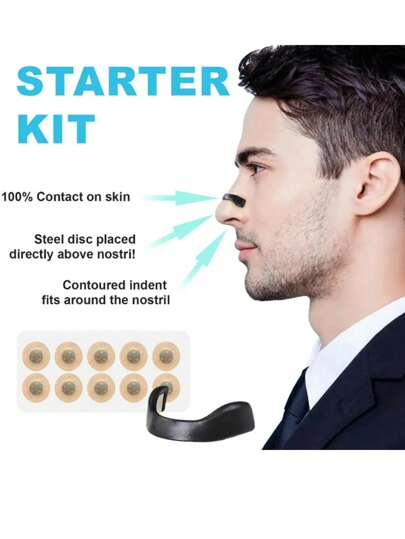 قاطع الانسداد الأنفي، فتاحة الأنف المغناطيسية، أسجزة المساعدة على التنفس ،رقعة الأنف، ملحقات رياضية