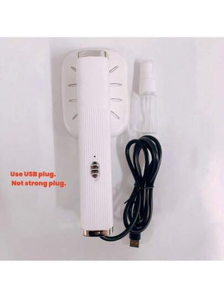 قطعة واحدة مكواة حديثة محمولة تعمل بالطاقة USB، مكواة بخار صغيرة، مكواة محمولة مدمجة للملابس، لا تحتاج بطارية، مناسبة للمنزل والسفر والسكن الجامعي