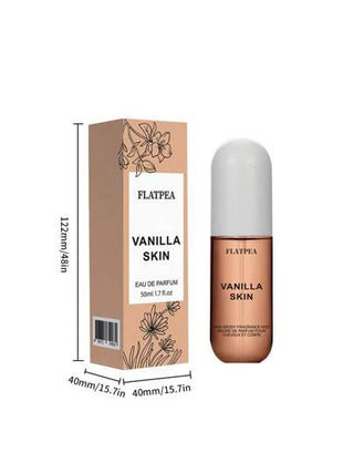 FLATPEA بخاخ تجميل ومرطب للبشرة والشعر بعطر الفانيليا والجوز الهند والصندل بحجم 1.69 أوقية، إكسسوار صيفي مثالي وهدية عيد للصديقة!