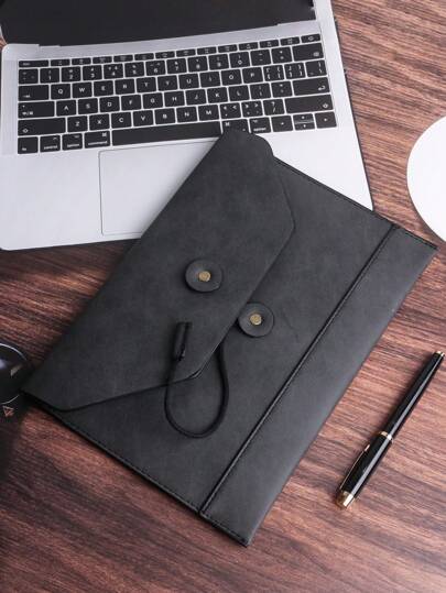 KAIDUCH أكياس الكمبيوتر من الجلد الصناعي، حقائب الكمبيوتر اللوحي / المحمول، حافظة ملفات A4 ذات سعة كبيرة، محفظة الأعمال الرسمية