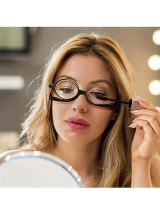 نظارة مكبرة 1 قطعة، نظارات تجميل قابلة للطي متعددة الاستخدامات