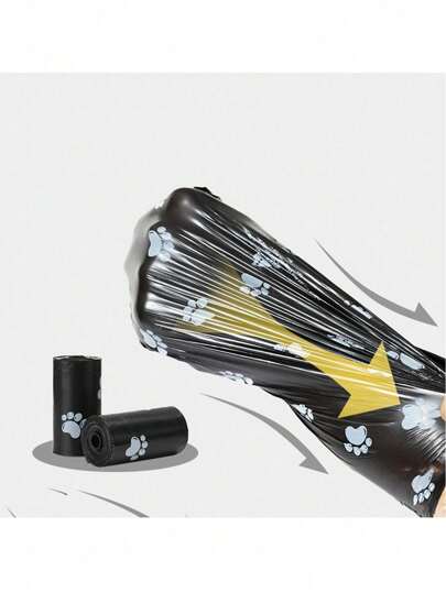 15/45/90/300 قطعة (15 قطعة/رولة) أكياس فضلات الحيوانات الأليفة فائقة السماكة - مقاومة للتسرب وخالية من الحطام، مناسبة للاستكشاف في الهواء الطلق - مريحة وقابلة للنقل، مناسبة جدًا لأصحاب الكلاب، التخييم، التنزه، مستلزمات الحيوانات الأليفة، مستلزمات...