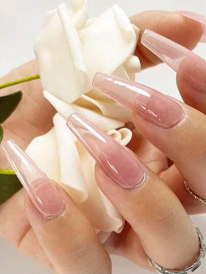 طقم لاك جيلي أظافر KAMUA بمقدار 15مل/ قطعة 4 ألوان، لاك جيلي أظافر باللون الوردي والعاري الشفاف، لاك جيلي يلائم المناسبات الراقية وأعمال فرنسي DIY الأظافر وهو طويل الأمد وقليل الرائحة، هدايا للسيدات