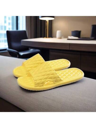 الأحذية الرخوة متعددة الاستخدامات، بتصميم دوبامين مبسط ولون طبيعي، مناسبة لتنسيق إطلالة يومية مريحة، للاستخدام الداخلي والخارجي والاستحمام من مادة EVA، للرجال والنساء