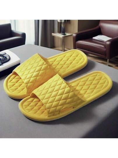 الأحذية الرخوة متعددة الاستخدامات، بتصميم دوبامين مبسط ولون طبيعي، مناسبة لتنسيق إطلالة يومية مريحة، للاستخدام الداخلي والخارجي والاستحمام من مادة EVA، للرجال والنساء