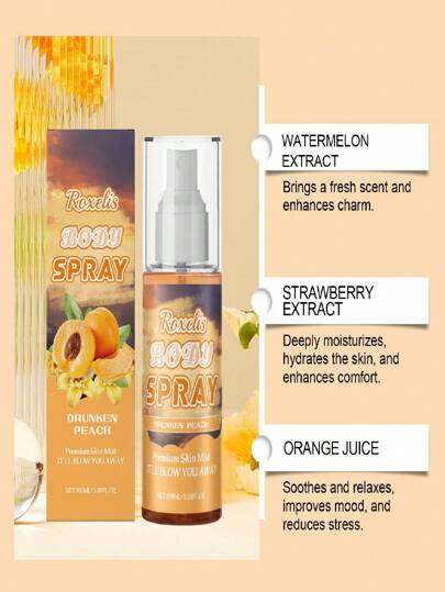 رذاذ عطر البرشمان الخوخي 100 مل/ 3.38 أونصة، معطر للمنزل والسيارة، مناسب للمنزل والغرفة والحمام والخزانة والملابس وخزانة الأحذية والخزانات، سريع الانتشار، يزيل الروائح، نضارة طويلة الأمد، يُنعش الهواء، مثالي للمنزل والسيارة والمكتب والفندق والحفلات...