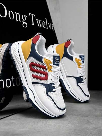 أحذية الرجال الكاجوال الصيفية الجديدة لعام 2025، أحذية رياضة خفيفة الوزن وسهلة التنفس مناسبة للجري والتسوق والسفر والمواعدة