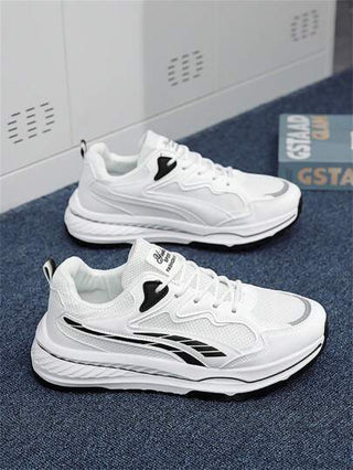 أحذية رياضية رجالية كاجوال خفيفة الوزن قابلة للتنفس بقاع طري، مناسبة للجري والسفر والتسوق والخروجات الصيفية، وصول جديد لعام 2025