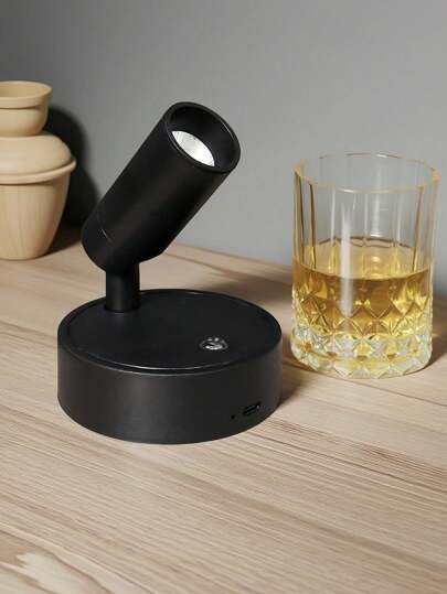 1 قطعة جدارية السلكية تعمل بالشحن USB من مادة ABS/سبيكة الألمنيوم، خافت الإضاءة باللمس والقابلة للتعديل ل- 3 ألوان ، قابل للدوران 350 درجة والميل 90 درجة ، امتصاص مغناطيسي ، إضاءة ليلية لاسلكية، مناسبة لغرفة النوم والقراءة والإضاءة الديكورية