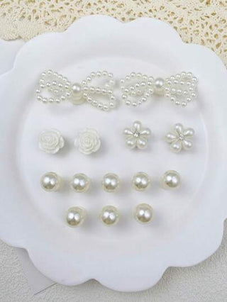 14 قطعة زخرفة سحرية شكل فراشة وردة اللؤلؤ الاصطناعي ديكور أحذية للموضة DIY ، هدية عيد