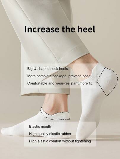 15/10/5/3/1 أزواج من الجوارب الكاحلية الرجالية، جوارب قصيرة ذات كعب منخفضة وقابلة للتنفس وماصة للعرق ومقاومة للروائح الكريهة، جوارب رياضية مقاومة للانزلاق للربيع/الصيف