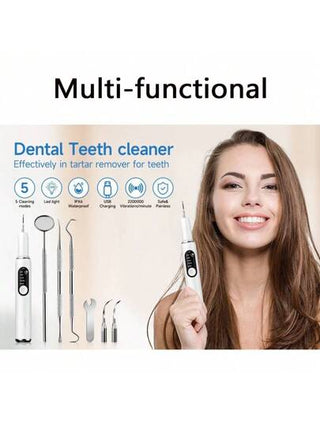 فرشاة أسنان كهربائية فوق صوتية، 5 وضعيات، مقاومة للماء IPX6، جهاز تنظيف أسنان قابل للشحن 500مللي أمبير، إزالة البلاك والجير، أداة العناية بالأسنان للاستخدام المنزلي