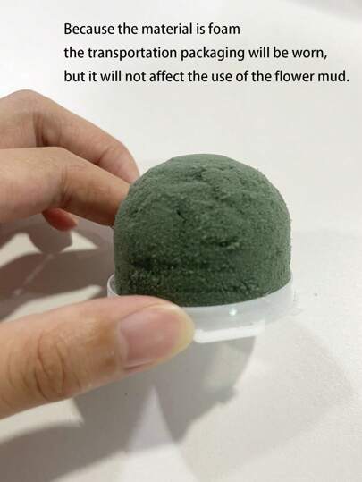 1 عبوة أزهار دائرية صغيرة من الكتل المنتفخة لباقة الورد الطازجة، ديكور وسط الطاولة ، زجاجات الزفاف من مادة الرغوة باللون الأخضر الداكن مناسبة لديكورات عيد الأم ، ديكورات الزفاف ،وديكورات موسم التخرج
