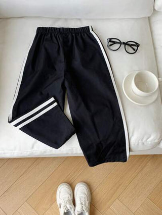 بنطلون مستقيم بتصميم مريح وغير رسمي للأولاد، مناسب لفصلي الربيع والصيف