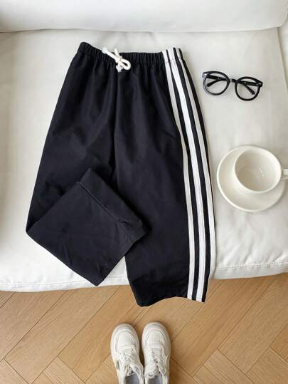 بنطلون مستقيم بتصميم مريح وغير رسمي للأولاد، مناسب لفصلي الربيع والصيف