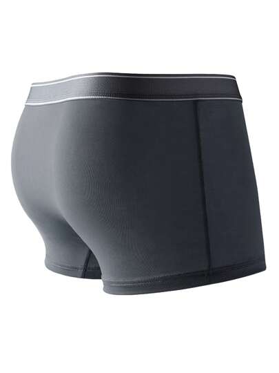 مجموعة 4 قطع من سروال داخلي رجالي من الحرير الصلب، سراويل داخلية رجالية