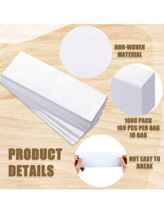 أشرطة إزالة الشعر عالية الجودة من نوع غير منسوج - لاستخدام واحد ، أوراق إزالة شعر البكيني ، سهلة التعامل ، بشرة ناعمة ، ورق شمع لإزالة الشعر للنساء والرجال والحيوانات الأليفة ، ضروريات إزالة الشعر الصيفية | مظهر طبيعي | ورق شمع