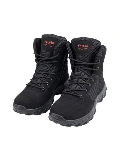 بوت رجالية تكتيكية، بوت походные مقاومة للتآكل، بوت تدريب، بوت قتالية، بوت صحراوية عالية، بوت لون سادة، بوت походные للخارج مناسبة لجميع الفصول