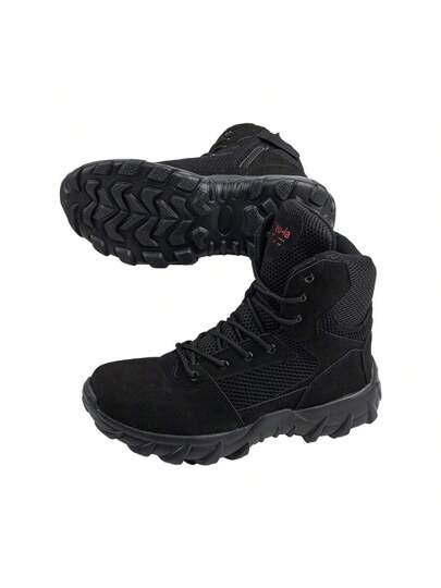 بوت رجالية تكتيكية، بوت походные مقاومة للتآكل، بوت تدريب، بوت قتالية، بوت صحراوية عالية، بوت لون سادة، بوت походные للخارج مناسبة لجميع الفصول