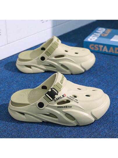 صندل رجالي كاجوال بطباعة حرفية على الطراز الصيني للشاطئ والشارع، مصنوع من إيفا متنفس للاستخدام الداخلي والخارجي، مناسب لجميع الفصول