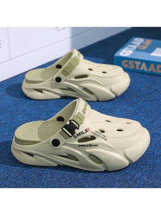 صندل رجالي كاجوال بطباعة حرفية على الطراز الصيني للشاطئ والشارع، مصنوع من إيفا متنفس للاستخدام الداخلي والخارجي، مناسب لجميع الفصول