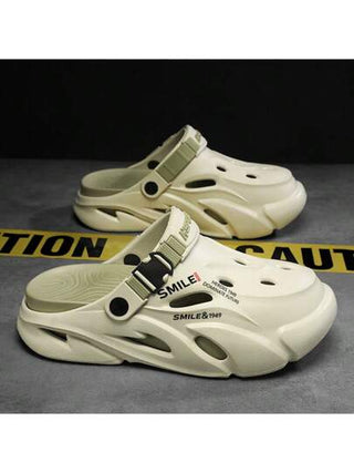 صندل رجالي كاجوال بطباعة حرفية على الطراز الصيني للشاطئ والشارع، مصنوع من إيفا متنفس للاستخدام الداخلي والخارجي، مناسب لجميع الفصول