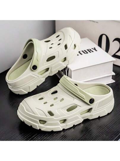 صندل كاجوال رجالي قابل للانزلاق بطريقتين، شباشب شاطئية مفتوحة للصيف ، أحذية رياضية مائية خارجية منفذة للهواء