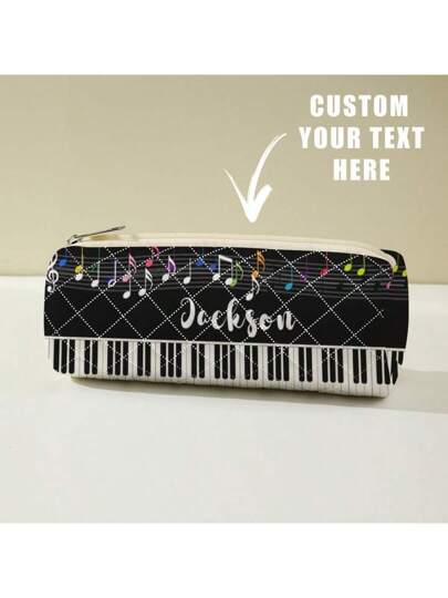 قلم رصاص مخصص/حقيبة تخزين قابلة للتخصيص بتصميمك الفريد (صورة، اسم، رسومات) ، حقيبة مستحضرات تجميل خفيفة الوزن بسحاب ، صندوق أقلام ، محفظة أقلام كلاسيكية ، مناسبة للمدرسة/الطلاب/العودة إلى المدرسة