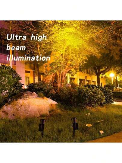 قطعة واحدة ضوء الحديقة الشمسي LED مقاوم للماء أضواء الحديقة المتكاملة مناسبة لأجواء حديقة الفناء الخارجي، إضاءة محيطية