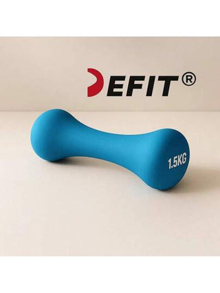 DEFIT زوج من أثقال اليوغا على شكل عظام، طقم حديد مطلي أثقال تمرين للنساء، اكسسوارات لياقة بدنية منزلية وصالة الألعاب الرياضية