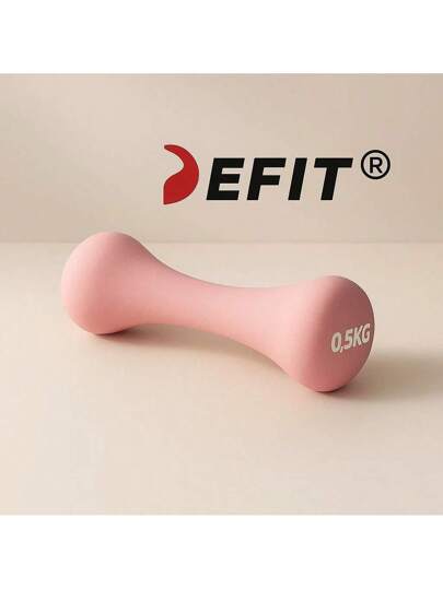 DEFIT زوج من أثقال اليوغا على شكل عظام، طقم حديد مطلي أثقال تمرين للنساء، اكسسوارات لياقة بدنية منزلية وصالة الألعاب الرياضية