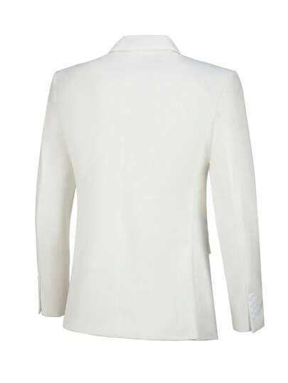 جاكيت بدلة وربطة عنق للرجال من ماركة Furuyal، اللون أبيض عاجي، قياس من XS إلى 3XL، قصة رفيعة للمناسبات مثل الأعراس والأعياد الوطنية والأعمال