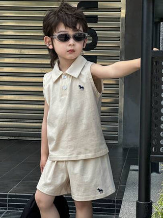 Dazy Kids طقم ملابس للأطفال الصغار 2 قطعة/مجموعة، ملابس الخريف للأولاد