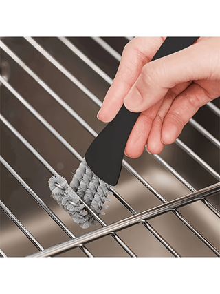 فرشاة تنظيف متعددة الأغراض لموقد المطبخ والشوي الخارجي قطعة واحدة ، نظافة شق الثقوب بدون كهرباء