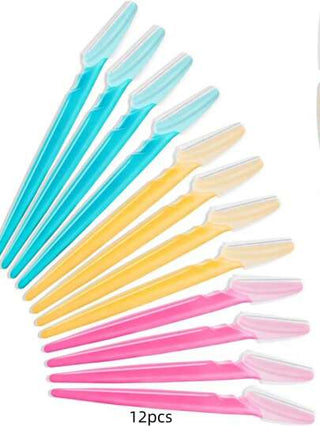 3/6/12 حبة ماكينة حلاقة متعددة الوظائف للنساء والرجال، لحلاقة الحواجب والوجه والذراعين والإبط والمناطق الحساسة