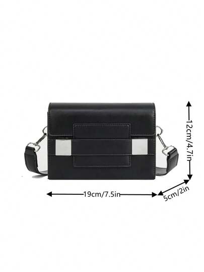 peach tree حقيبة صندوق رجالية، حقيبة كروس بودي، حقيبة كتف، حقيبة مربعة، محفظة جلد مقاوم للماء مع غطاء مقلوب، حقيبة تخزين محايدة للعمل مناسبة للرحلات العمل، مستحضرات التجميل، تخزين الأدوات، سعة كبيرة