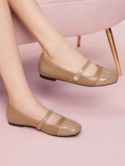 CUCCOO DOLLMOD شرابات بيج فاتح للرشاقة ذات رؤوس دائرية مزينة بخرز الزجاج, مريحة للتنقل والحفلات والتسوق والإجازات