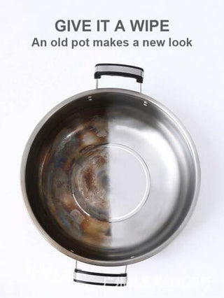 معجون التنظيف العالمي للمطبخ عالي الكفاءة، معزز الصيغة، منظف الستانلس ستيل الوردي، منظف بقع السحري لإزالة الصدأ والأوساخ على أدوات المطبخ