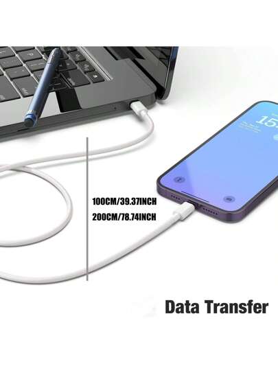 XASMA كبل شاحن 20 واط بتقنية بمنفذ USB-C إلى Lightning لهواتف 14/13/12/11/X/XS/XR/SE وكذلك أجهزة iPad وiPod