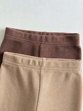 Loomiva مجموعة من 2 قطعة بنطلونات طفل مع خصر مطاطي مزينة بخامة لجاكارد