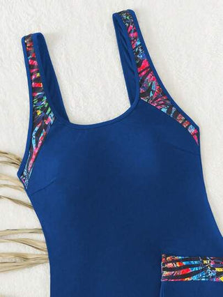 طقم تانكيني حريمي Swim Lushoire مجموعة من قطعتين من ملابس السباحة الأحزمة، بتصميم بسيط مناسب للصيف