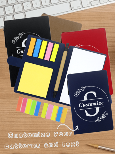 1/5 مجموعة أوراق لاصقة بعبارات إلهامية قصيرة قابلة للتخصيص - مجموعة هدايا تقدير الموظفين مع أوراق لاصقة ودفاتر - هدايا مخصصة لحفل الشركة - هدايا لموسم التخرج والعودة للمدرسة - مناسبة للطلاب والمعلمين وحفلات الافتتاح والقساوسة