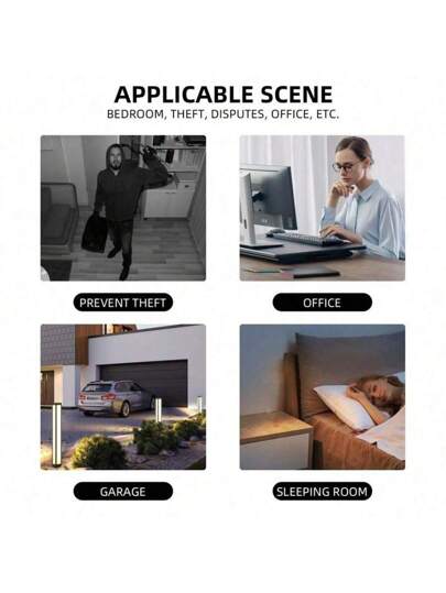 كاميرا أمان لاسلكية بدقة 1080P HD ، مراقبة حركة البشر بزاوية 355°، للمراقبة والأمان المنزلي ، رعاية كبار السن والأطفال، تعمل بالطاقة من خلال منفذ USB، يدعم التخزين السحابي وبطاقة ميكرو إس دي (غير مشمولة ويجب شرائها بشكل منفصل)