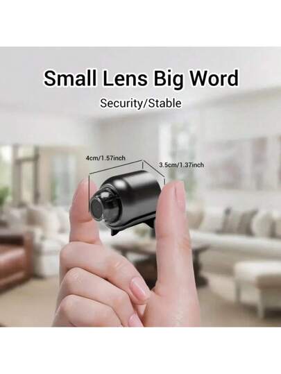 كاميرا أمان لاسلكية بدقة 1080P HD ، مراقبة حركة البشر بزاوية 355°، للمراقبة والأمان المنزلي ، رعاية كبار السن والأطفال، تعمل بالطاقة من خلال منفذ USB، يدعم التخزين السحابي وبطاقة ميكرو إس دي (غير مشمولة ويجب شرائها بشكل منفصل)