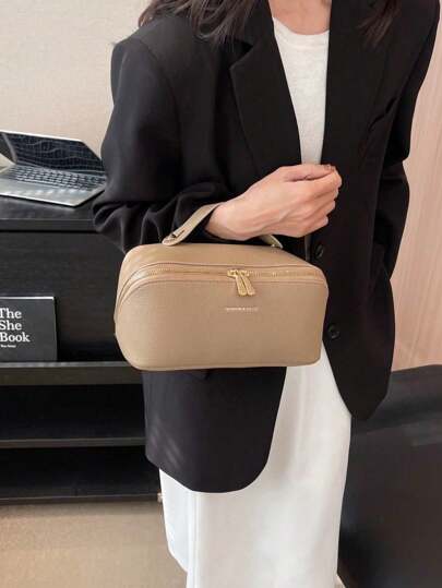 حقيبة مستحضرات تجميل محمولة بسيطة متعددة الاستخدامات