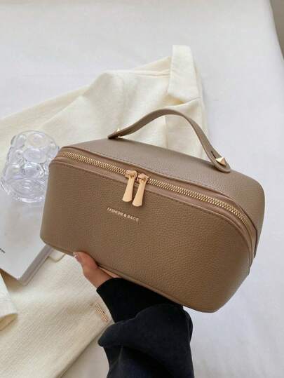 حقيبة مستحضرات تجميل محمولة بسيطة متعددة الاستخدامات